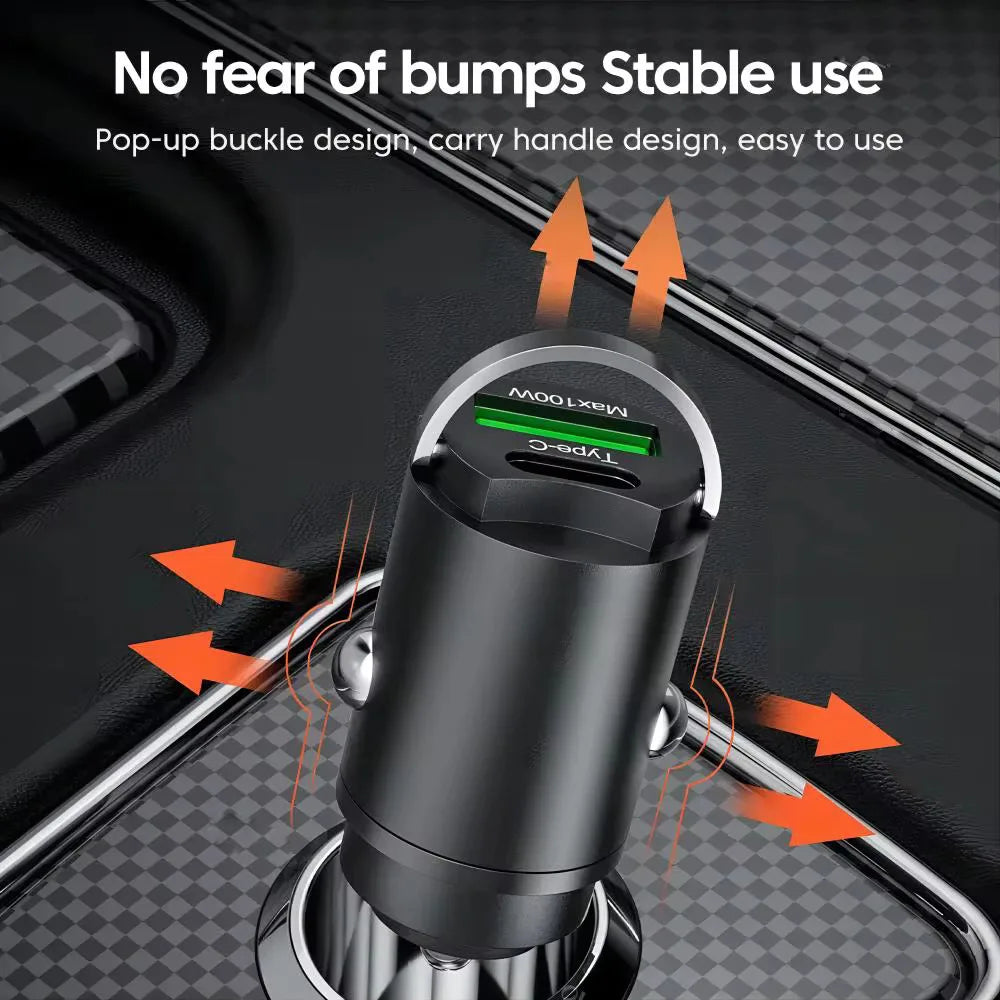 USB-C car phone charger