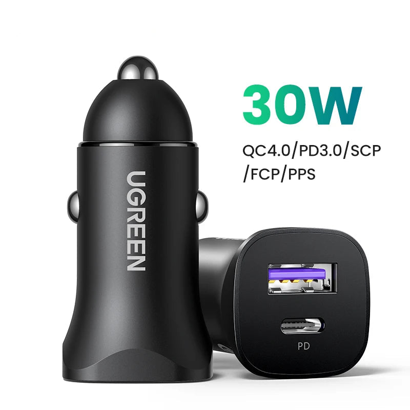 30W USB-C Car Charger