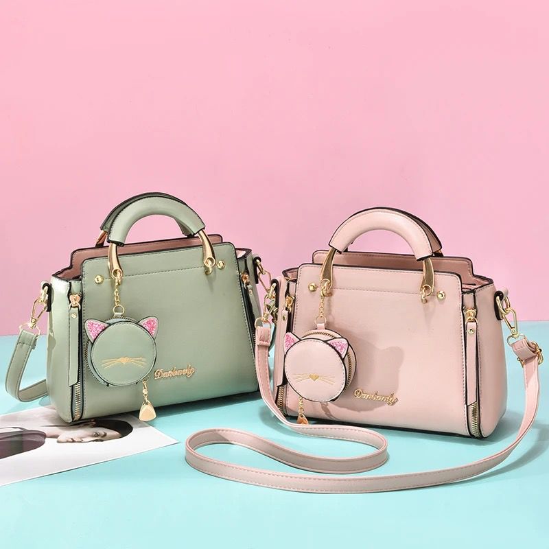 Women's Handbag with Zipper - Cute Crossbody Handbag - Fashion 2024 Shoulder Bag