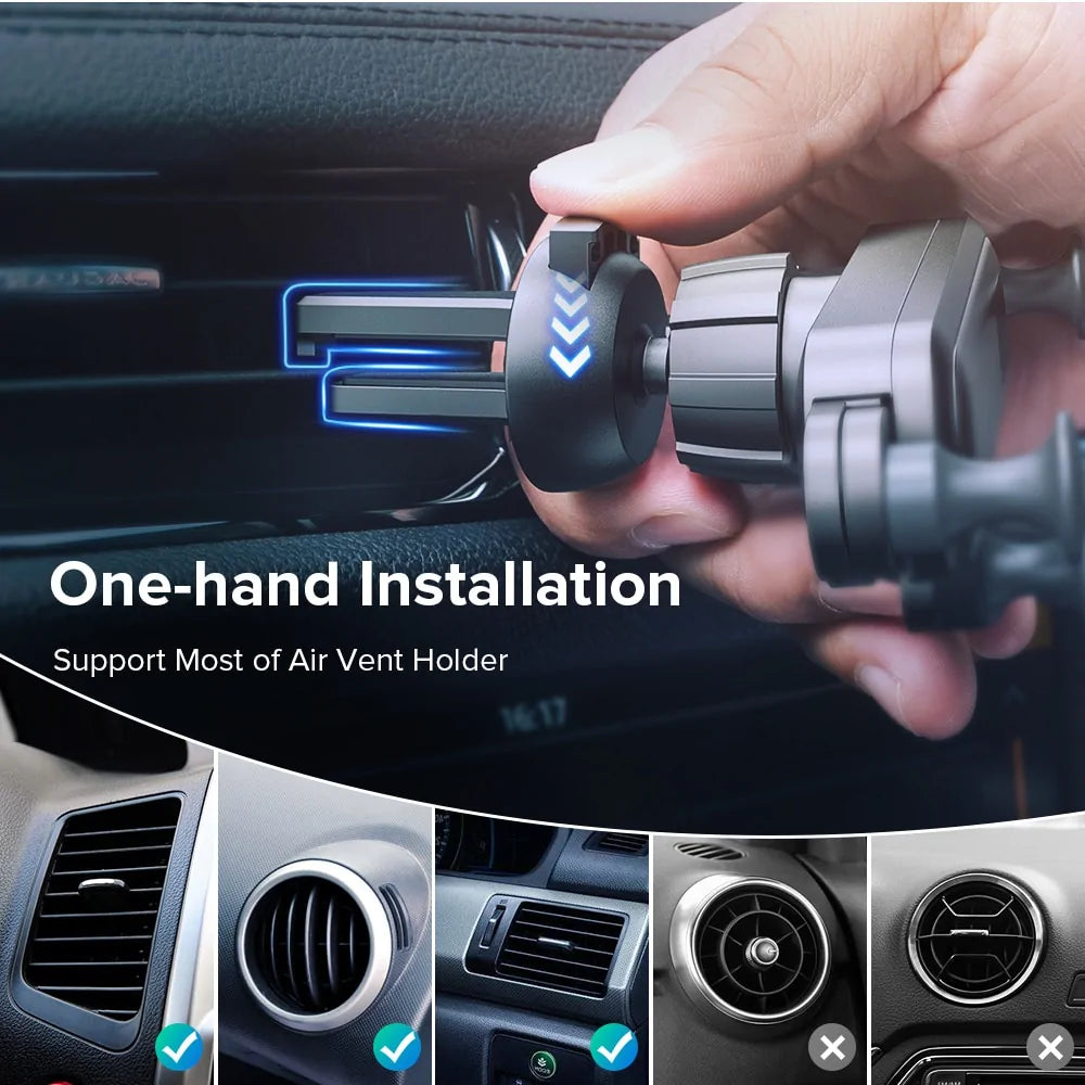 Car Phone Holder | Universal | Gravity | Ventilation | Air Vent | Phone Holder