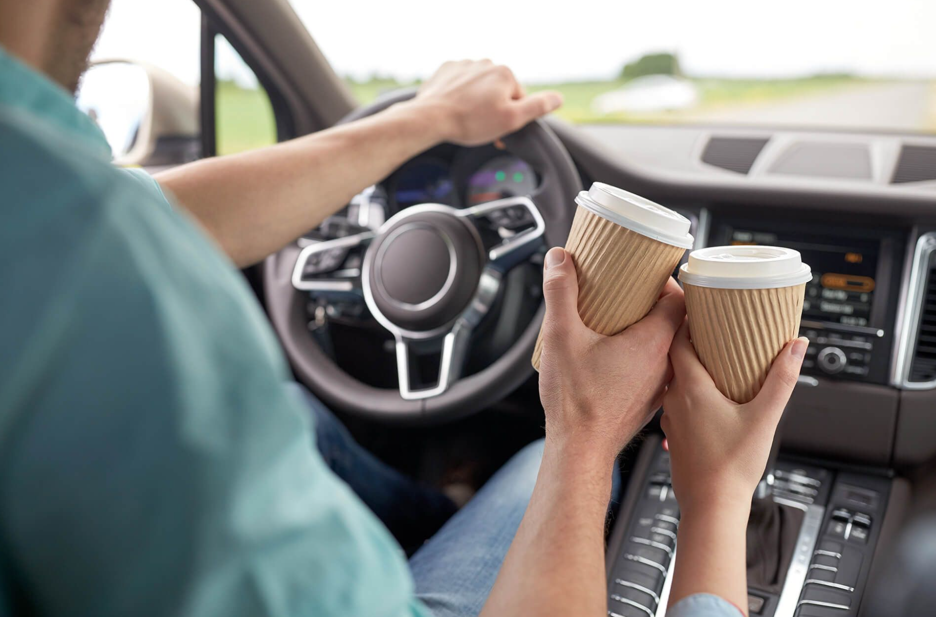 iStag® Universal Black Car Cup Holder | Can Holder Air Vent - Black
