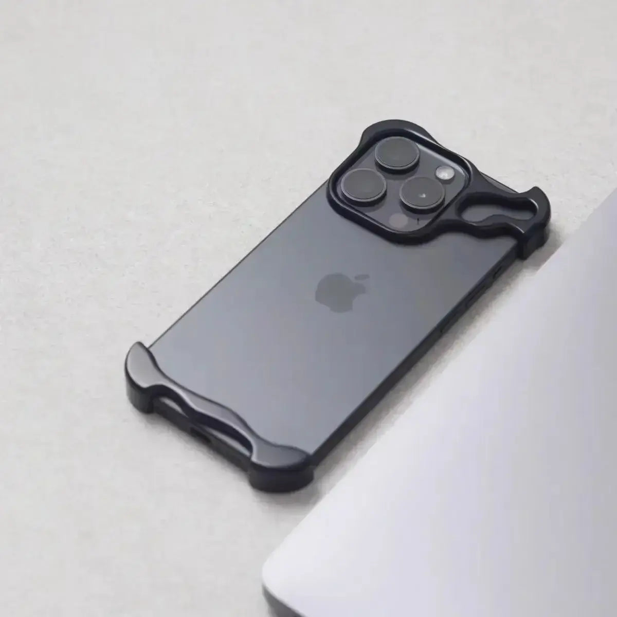 Luxury Aluminum Bumper - Phone Case for iPhone 15 / Pro Max - Lens Film