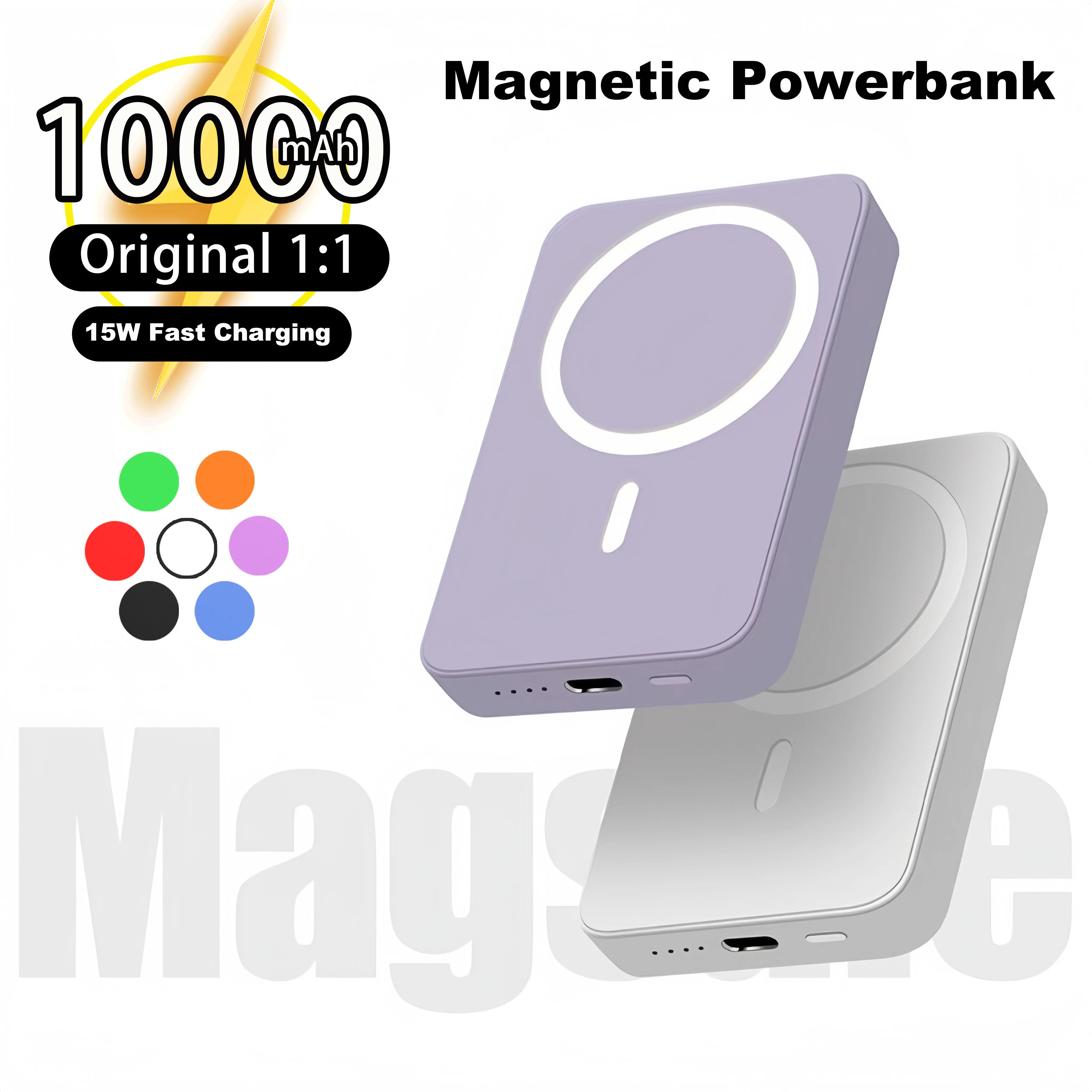 Magnetische Powerbank mit Schnellladung