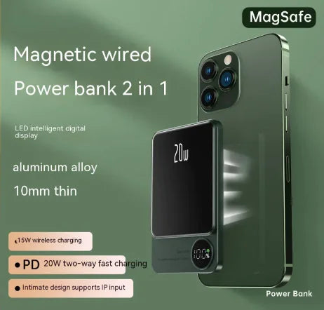 Kabellose magnetische ultradünne Powerbank