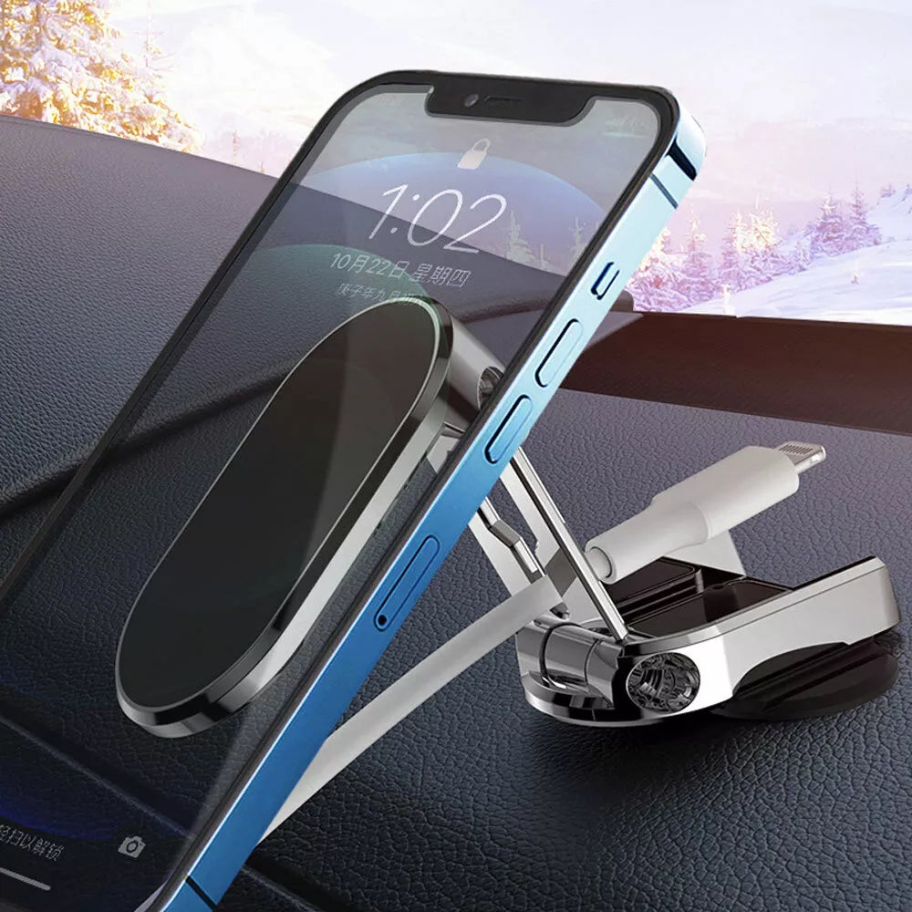 Magnetic in car mobile phone holder mounting rotatable 360° accessories universal