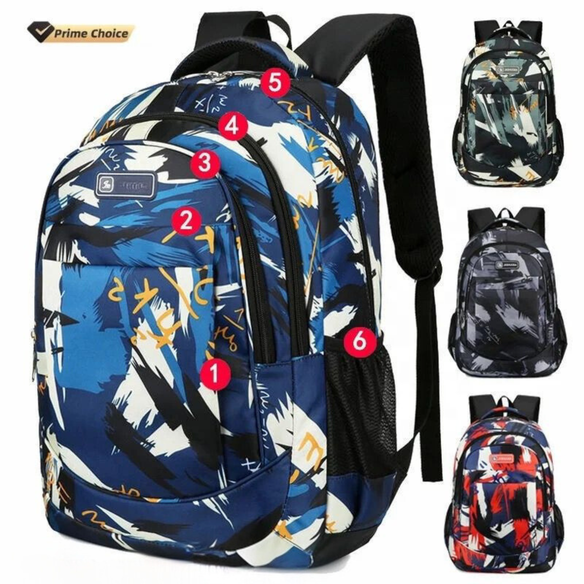 iStag Rucksack – 20 l – 14 Zoll – Laptop-Rucksack – Schultasche – Herren und Damen – spritzwassergeschützt